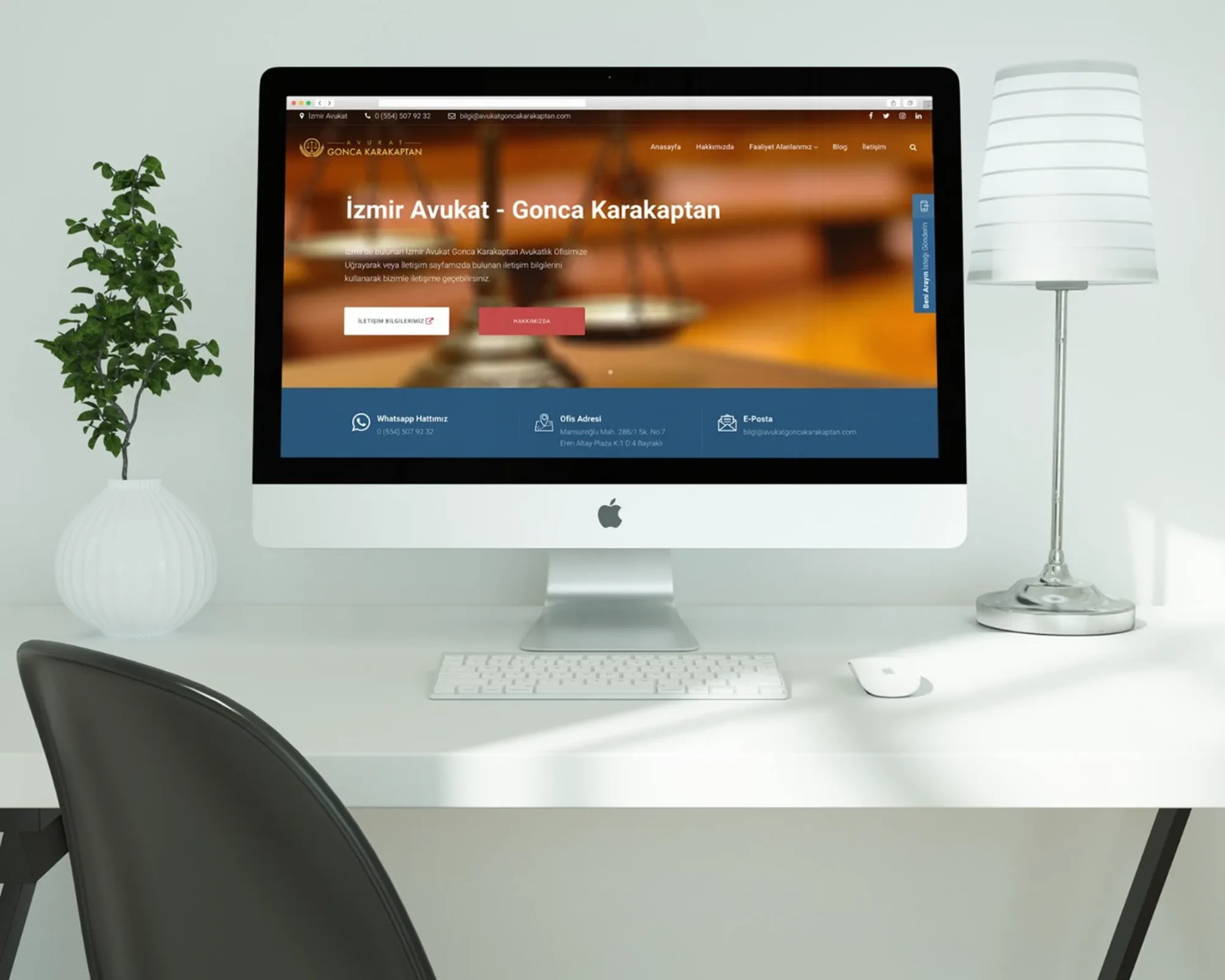 Lawyer Website: Avukat Gonca K. görsel 2
