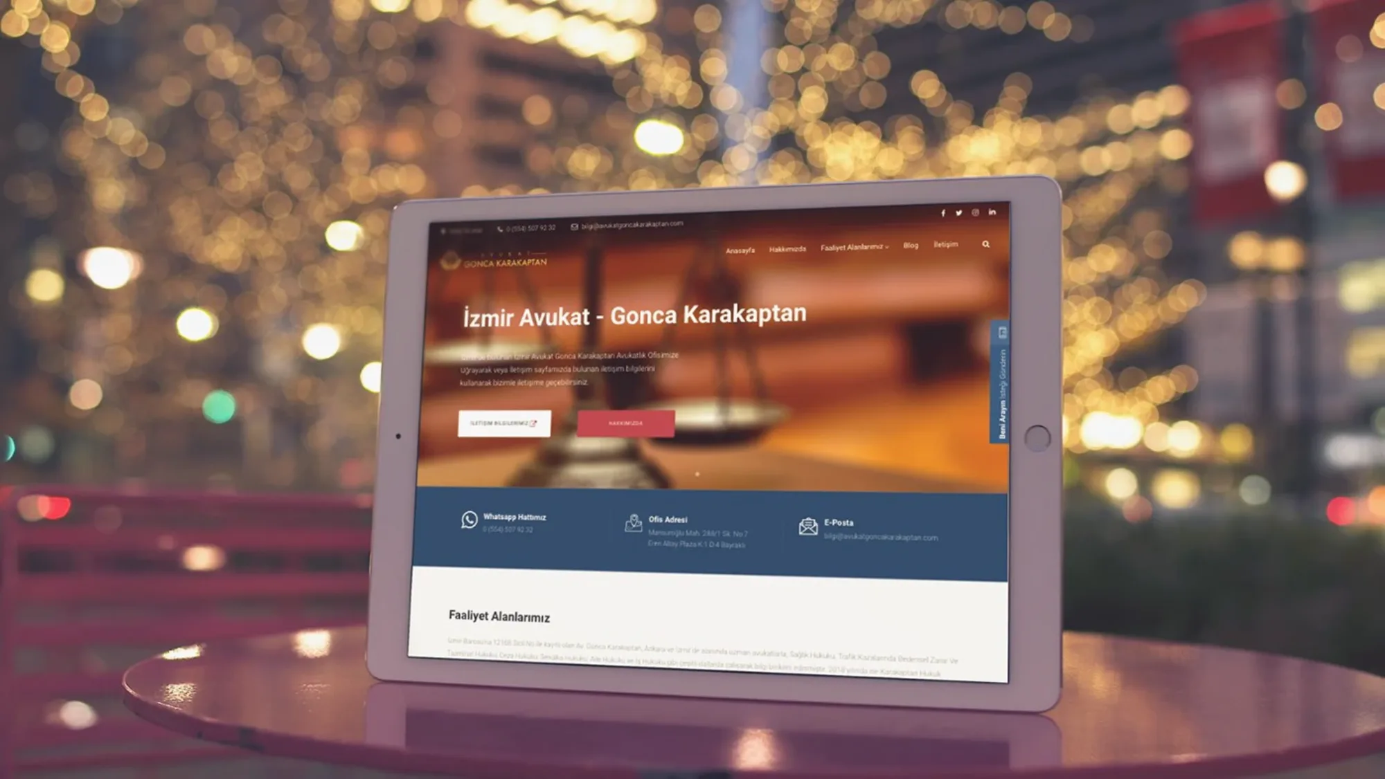 Lawyer Website: Avukat Gonca K. görsel 4