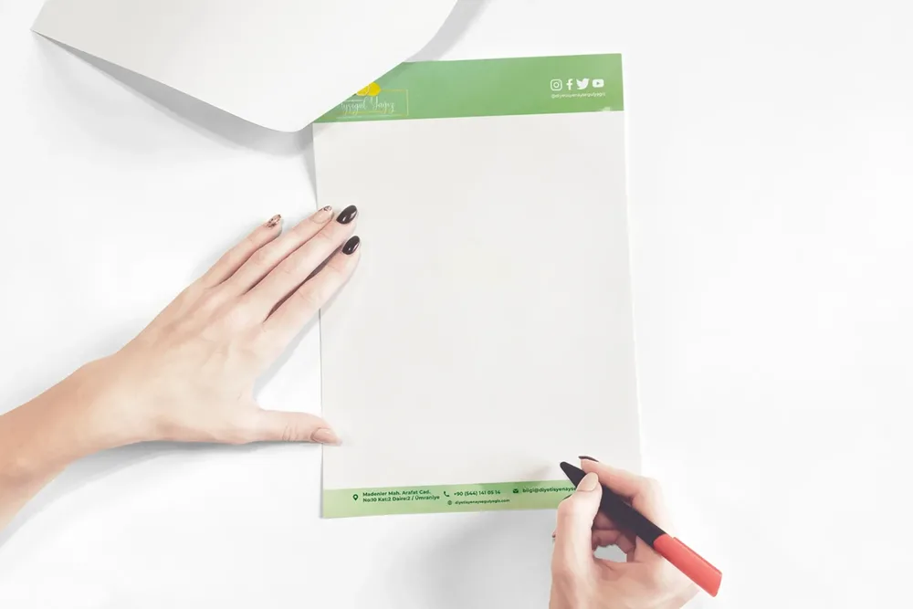 Letterhead Design - Dietitian Ayşegül Y. image 1