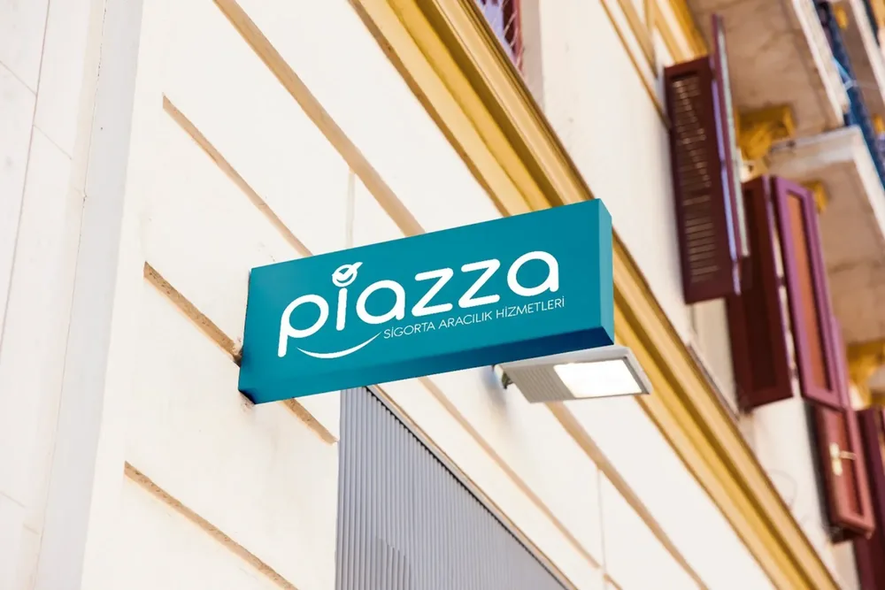 Piazza Insure Company Logo Design image 3