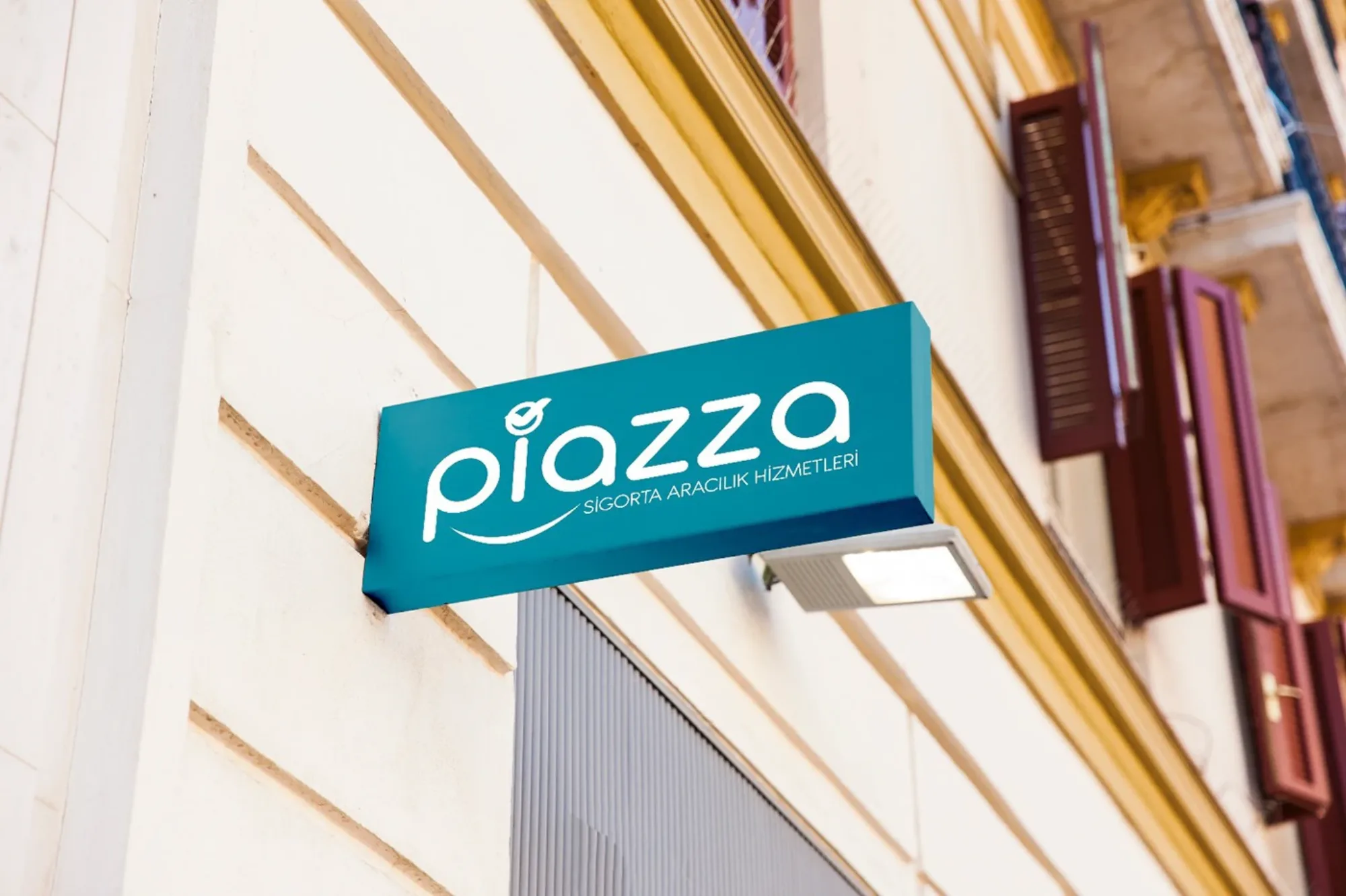 Piazza Insure Company Logo Design image 3