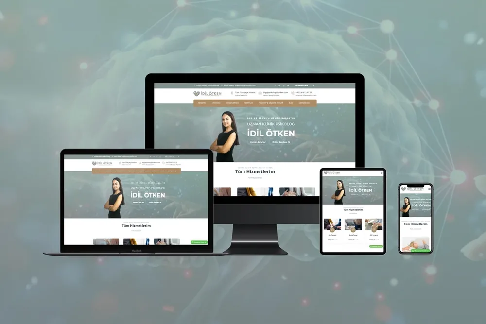 Psychologist İdil Ötken - Website Design image 1