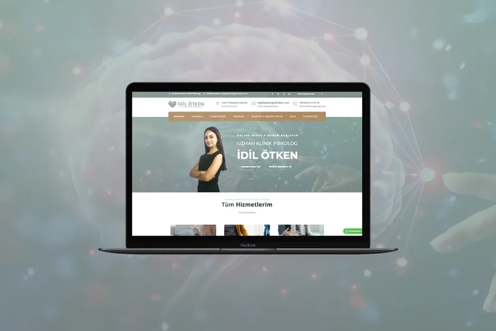 Psychologist İdil Ötken - Website Design image 2