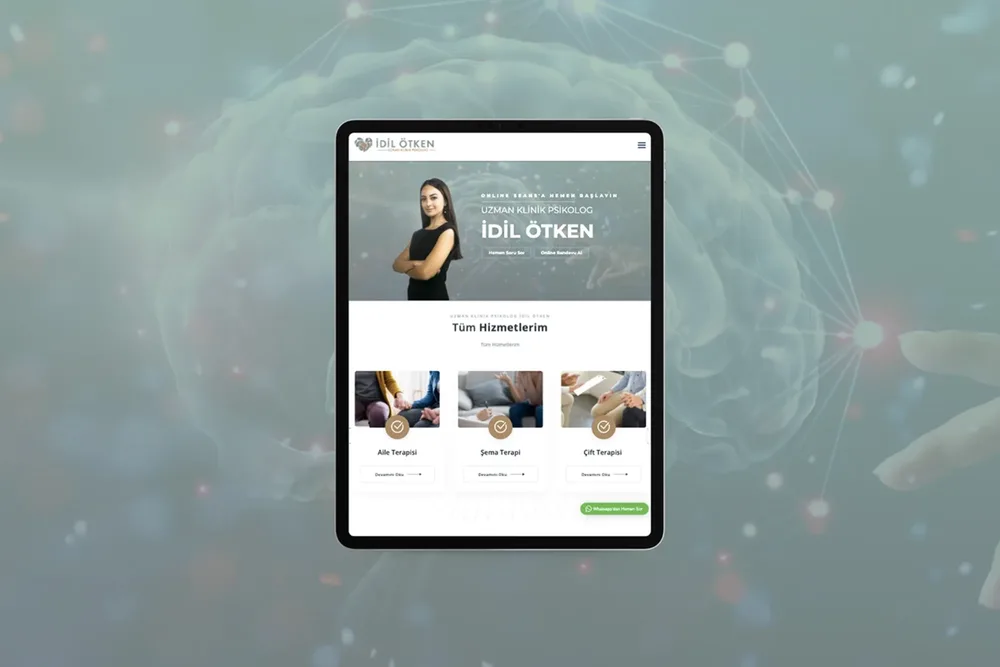 Psychologist İdil Ötken - Website Design image 3