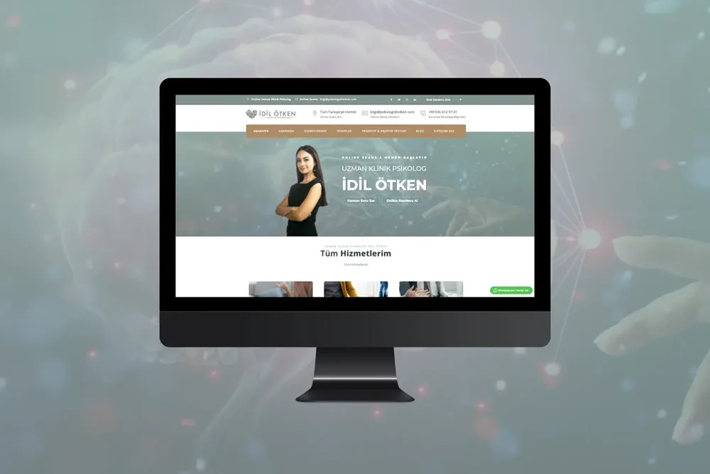 Psychologist İdil Ötken - Website Design image 4