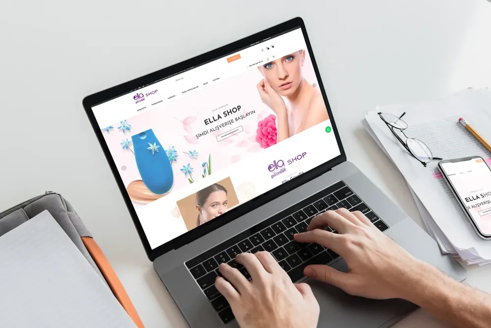 Shop, ecommerce, eshop, shop website, Ella guzellik görsel 1