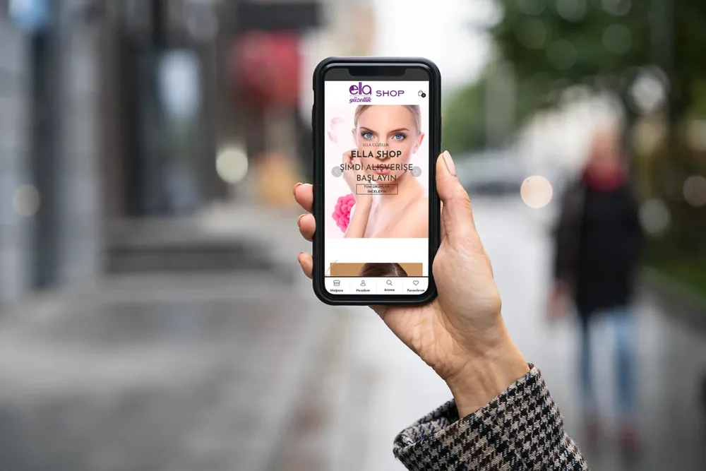 Shop, ecommerce, eshop, shop website, Ella guzellik görsel 2
