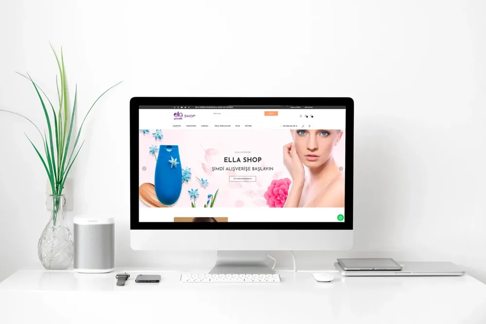 Shop, ecommerce, eshop, shop website, Ella guzellik görsel 4