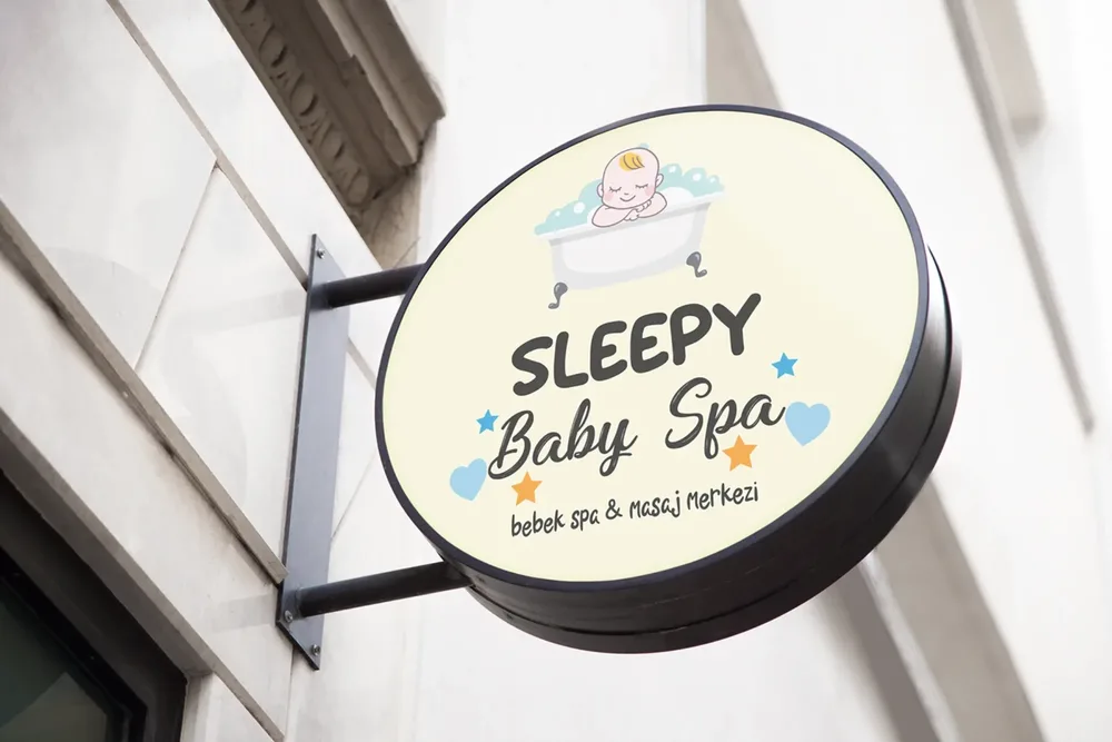 Sleepy Baby Spa - Logo Design image 1