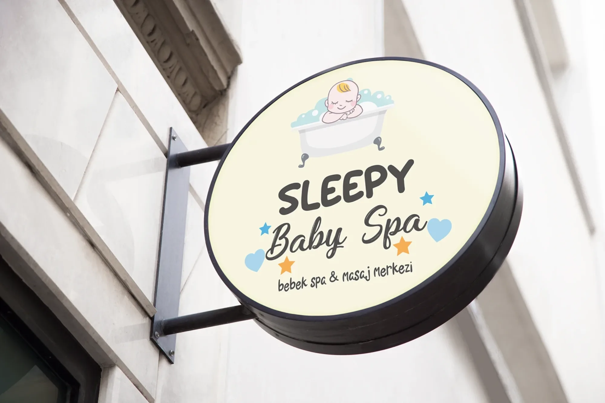 Sleepy Baby Spa - Logo Design image 1
