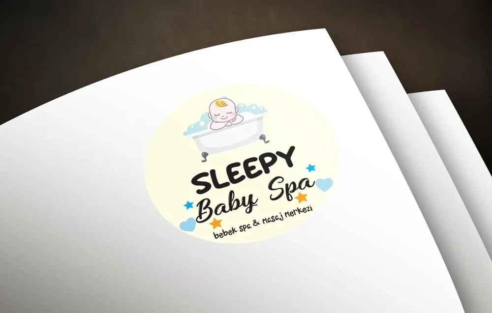 Sleepy Baby Spa - Logo Design image 2