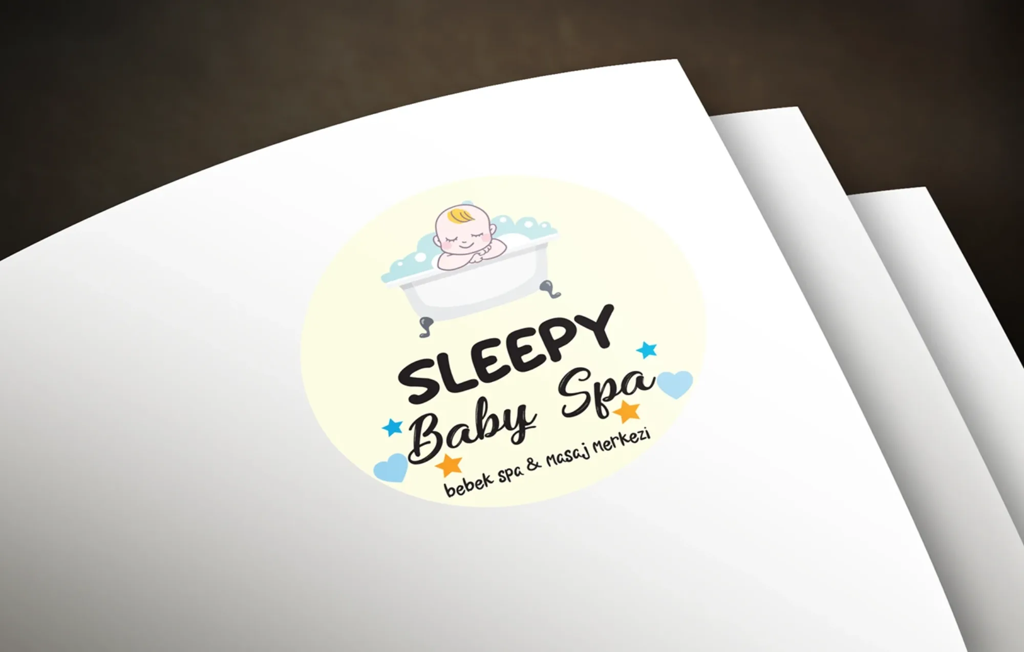 Sleepy Baby Spa - Logo Design image 2