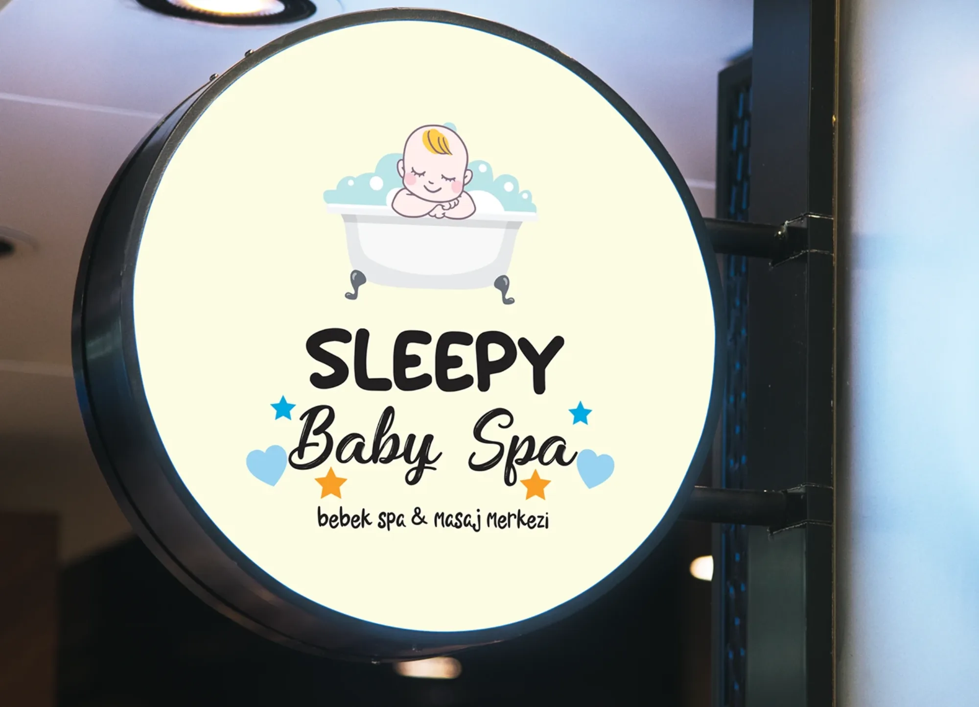 Sleepy Baby Spa - Logo Design image 3