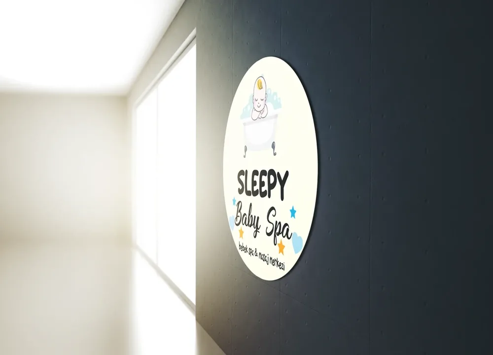Sleepy Baby Spa - Logo Design image 4