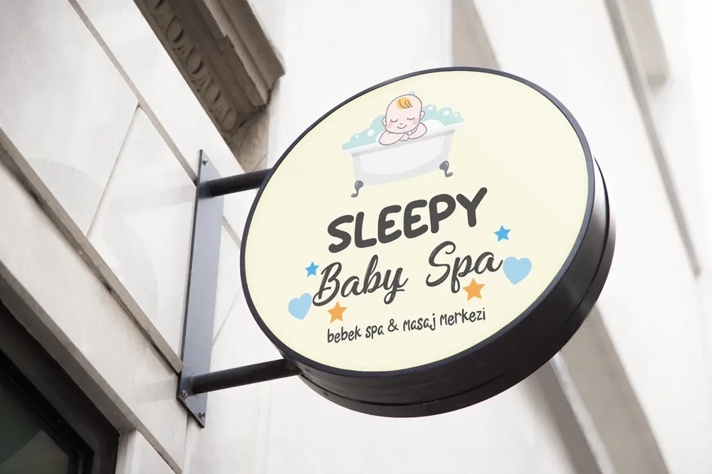 Sleepy Baby Spa - Logo Design