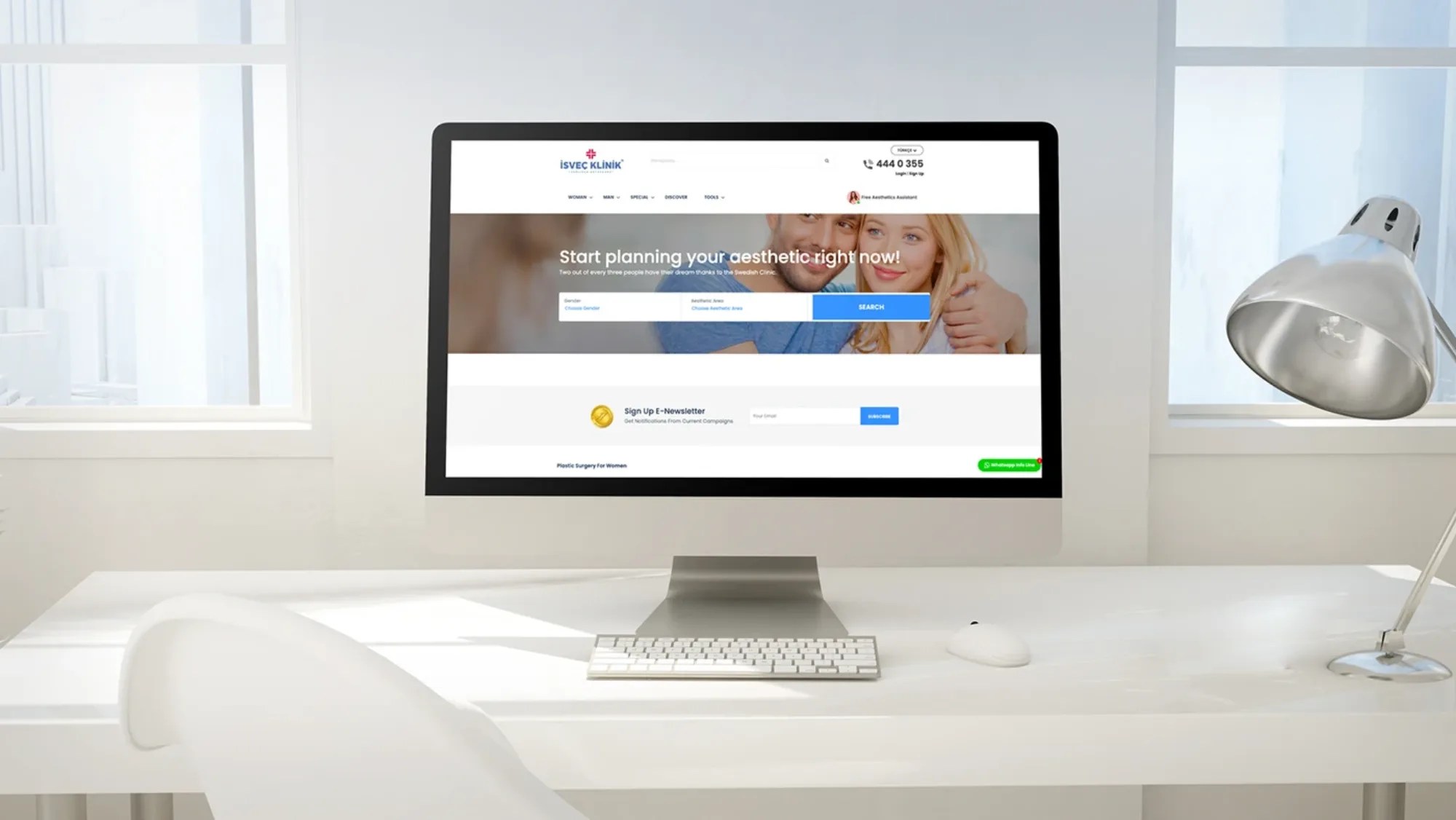 İsveç Klinik - Clinic Website Design görsel 2