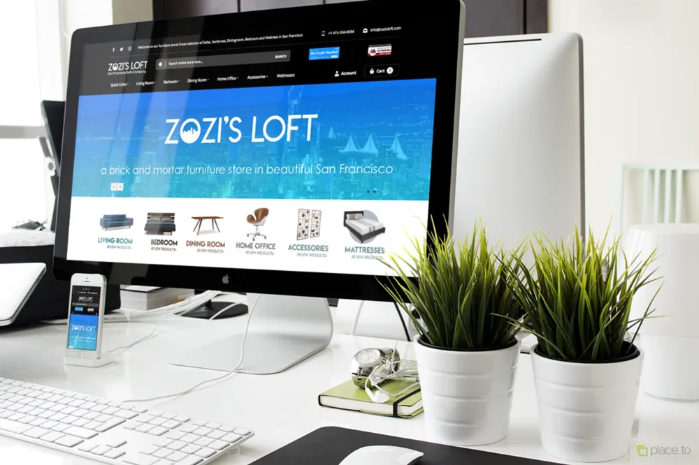 Zozisloft - E-Commerce Web Design