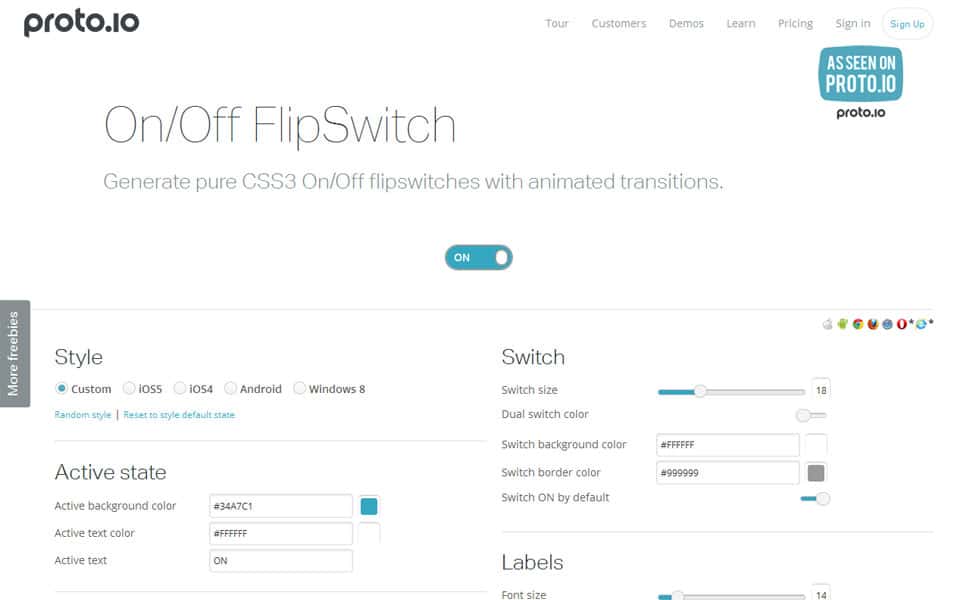 On/Off FlipSwitch