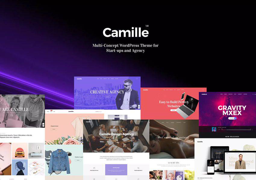 Camille Multi-Concept wordpress tema business kurumsal