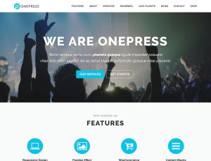 onepress wordpress theme